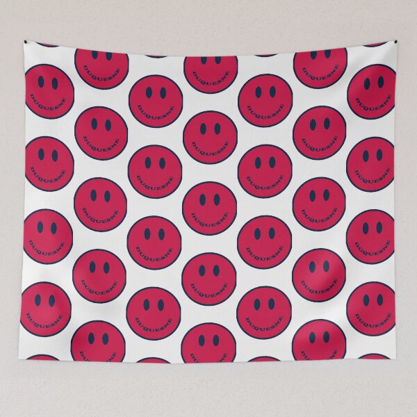 Item preview, Duquesne University Smiley Face - Red and Blue designed and sold by TurnoutClothing.
