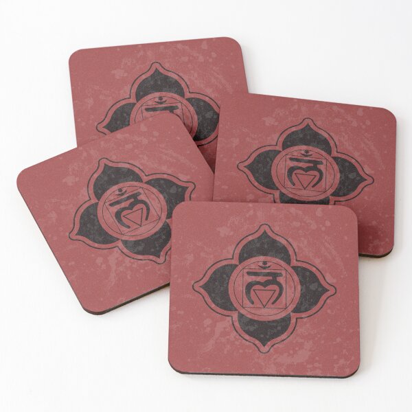 Item preview, Root Chakra Lotus - Ruby + Coal designed and sold by Irene Estelle.