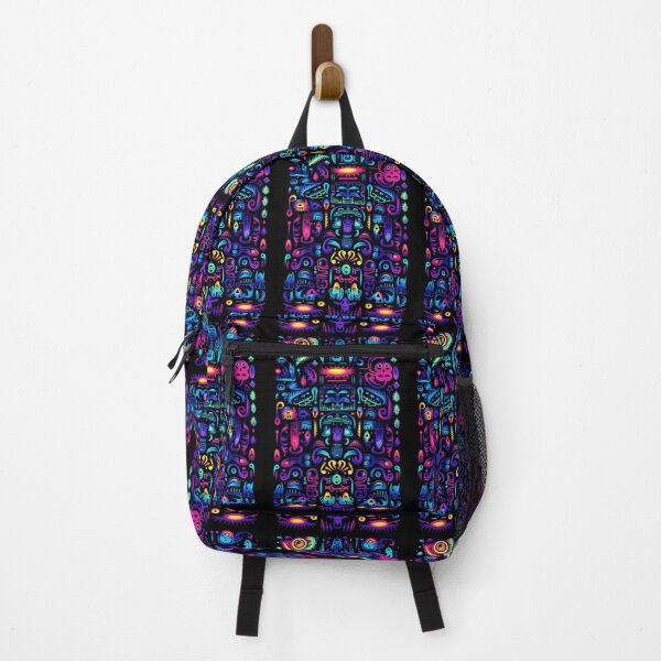 Item preview, Blacklight Huichol Art Canvas glow designed and sold by Atelier-Arcano.