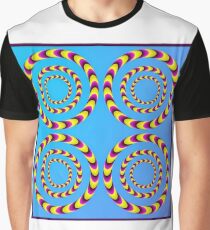 Circle optical illusion Graphic T-Shirt