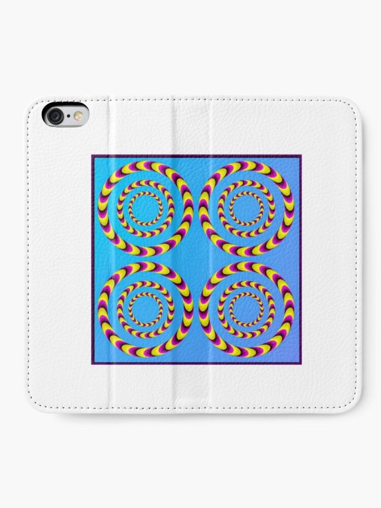 Alternate view of Circle optical illusion iPhone Wallet