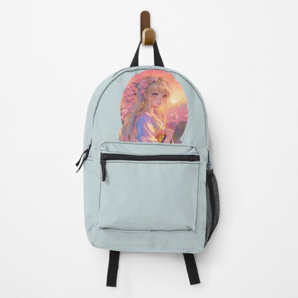Item preview, Blue Vintage Rapunzel Cherry Blossoms designed and sold by Selenes Designs.