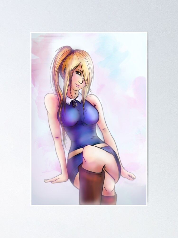 Fairy Tail Lucy Heartfilia Poster By Alexsuiss Redbubble