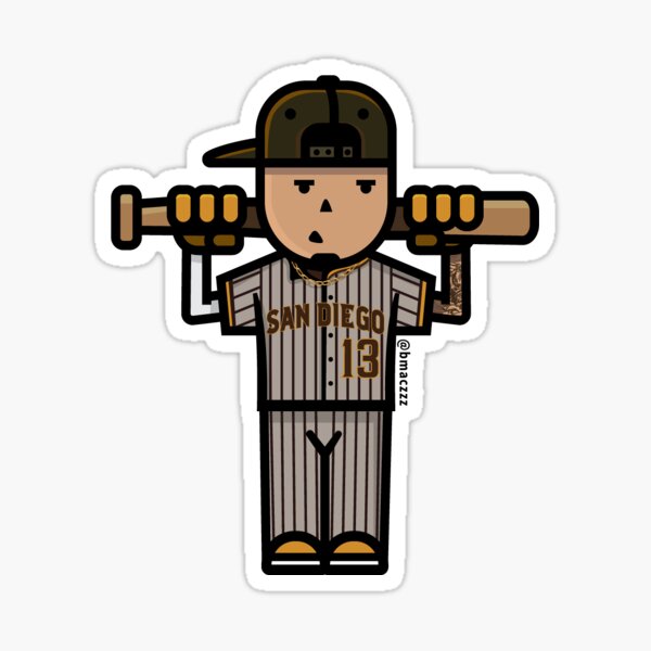 Tatis Jr Jersey Sticker for Sale by cocreations