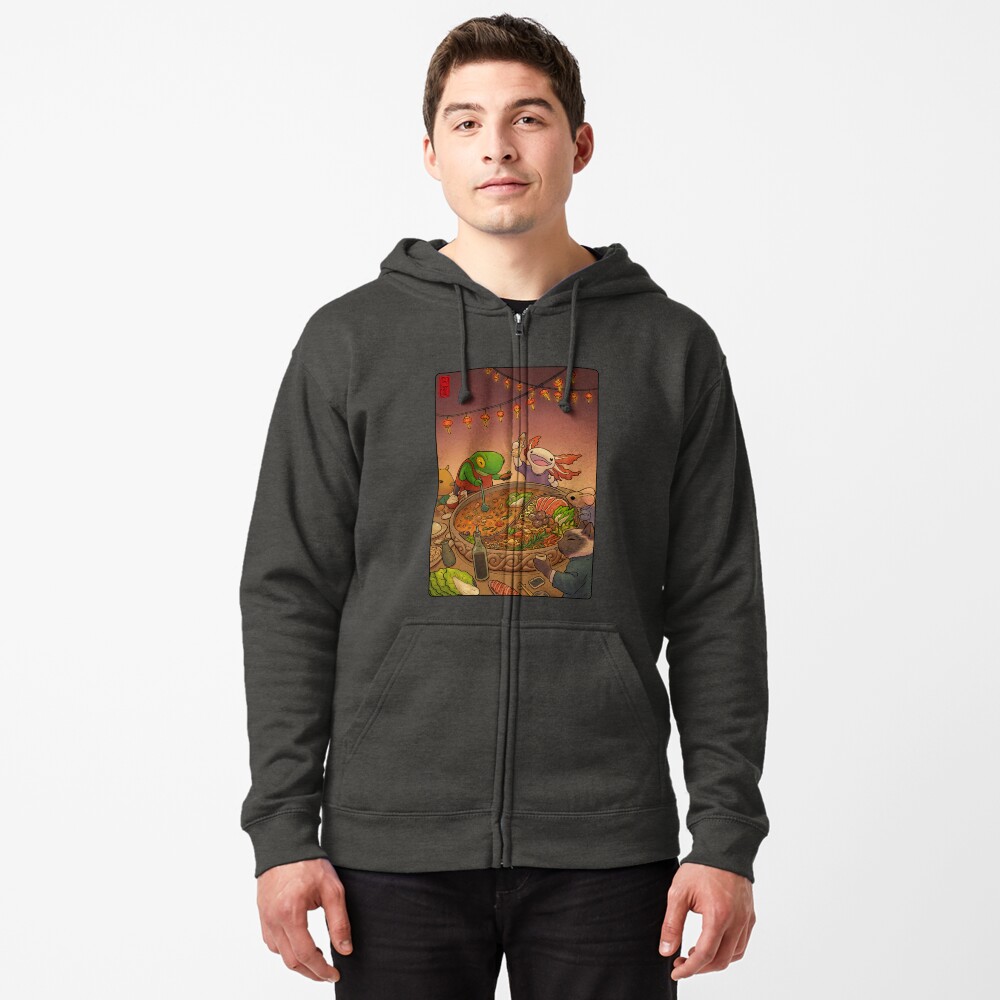Item preview, Zipped Hoodie designed and sold by DingHuArt.