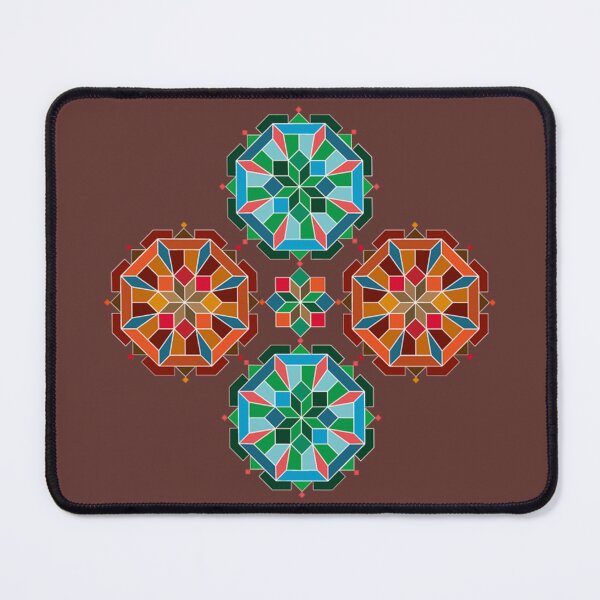 Item preview,  Islamic geometric multicolored floral designed and sold by obinsuma.