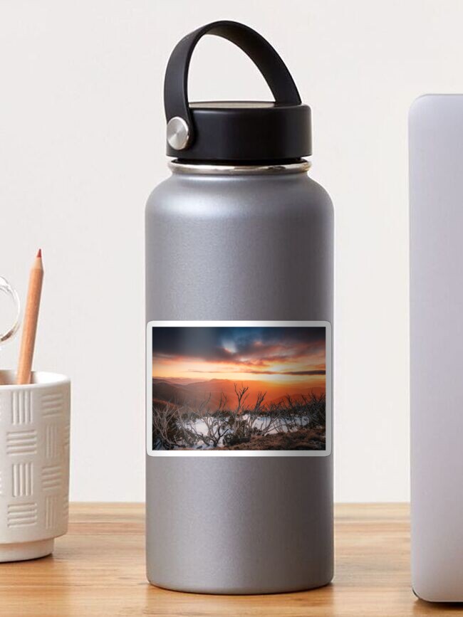 Thumbnail 1 of 3, Sticker, Sunset at Danny's Lookout designed and sold by brightmystic.