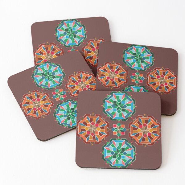 Item preview,  Islamic geometric multicolored floral designed and sold by obinsuma.