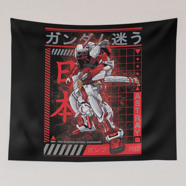 Item preview, Gundam Astray Red Frame MBF P02 Streetwear designed and sold by ClothesGrapeCa.