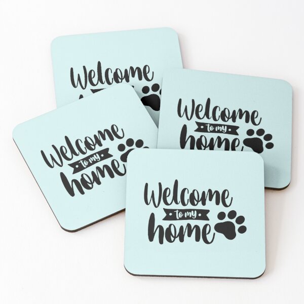 Item preview, Welcome To My Home Sitting Cat Mat Gift designed and sold by Johnieclaire.