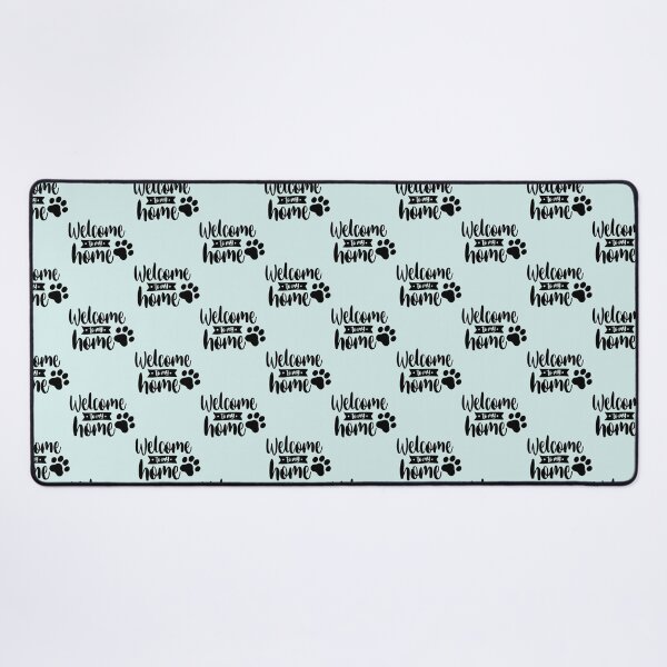 Item preview, Welcome To My Home Sitting Cat Mat Gift designed and sold by Johnieclaire.