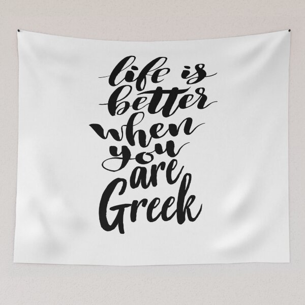 Item preview, Life Is Better When You Are Greek Growing Up Greek Greece designed and sold by ProjectX23.