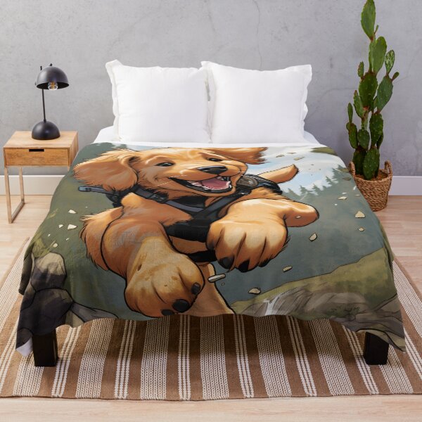 Item preview, Golden Retriever Adventure designed and sold by ARTficiallyAnon.