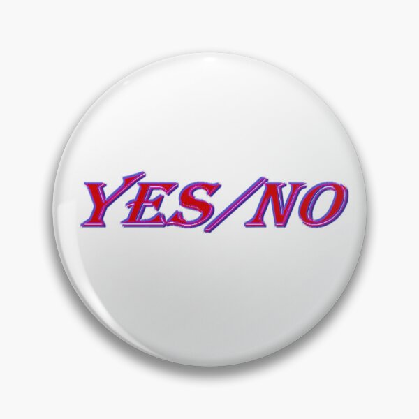 Item preview, Yes/No designed and sold by C J Lewis.