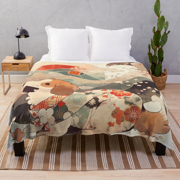 Item preview, Japanese Woodblock Style Dachshund Dog designed and sold by BlvckSky.