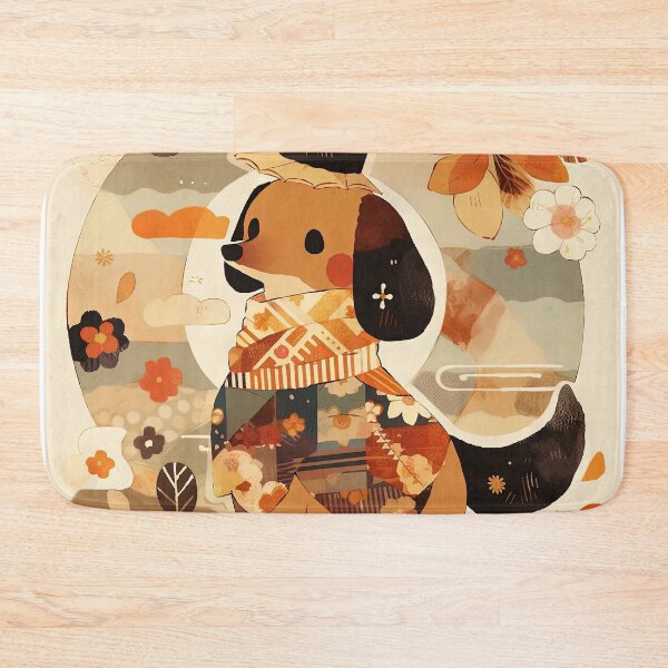 Item preview, Japanese Woodblock Style Dachshund Dog designed and sold by BlvckSky.