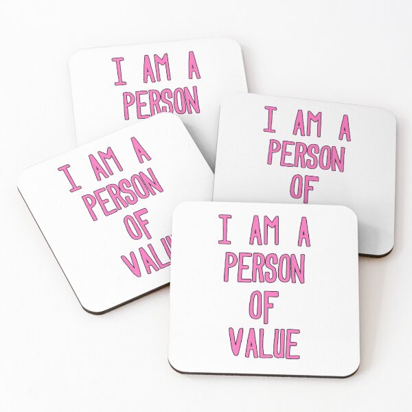 Item preview, I Am A Person Of Value. designed and sold by pinkslipcrochet.