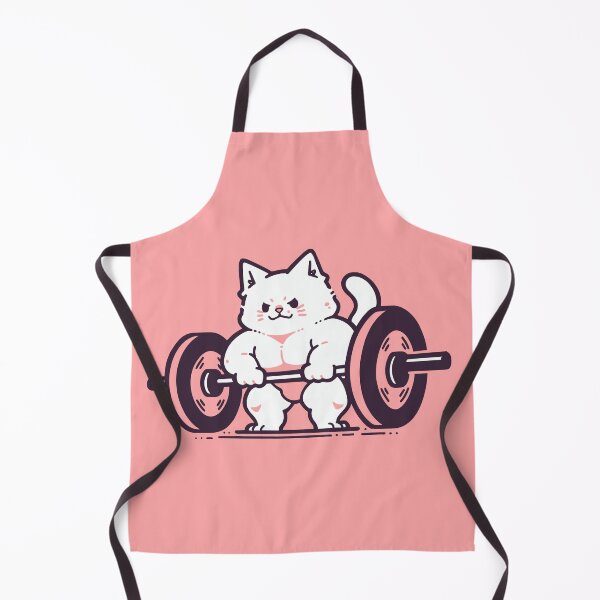 Item preview, Pink Cat Deadlift Bodybuilder designed and sold by SweetClicks123.