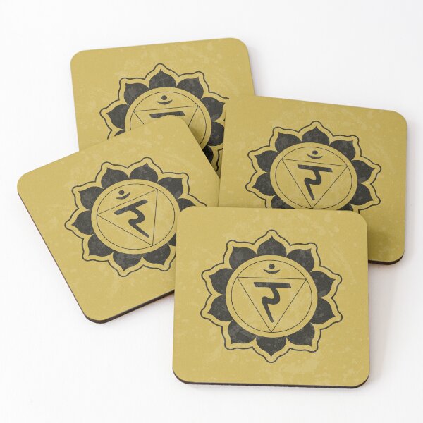 Item preview, Navel Chakra Lotus - Saffron + Coal designed and sold by Irene Estelle.