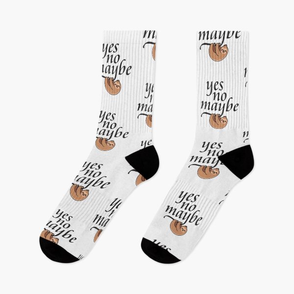 Item preview, Yes. No. Maybe. (2) - Minimum Effort Sloth designed and sold by Vector-Artist.