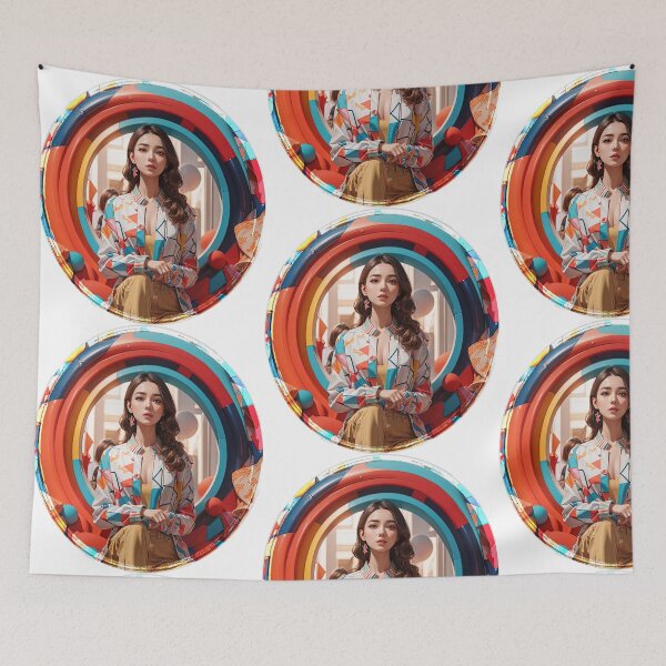 Item preview, A woman full of beautiful colors designed and sold by Natcharee.