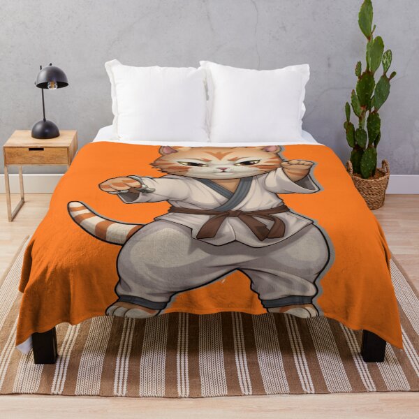 Item preview, Whiskered Warriors: Adorable Cat Martial Artistry in Cartoon Isolation designed and sold by AlienSkinEyes.