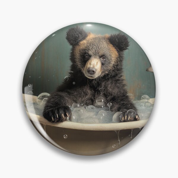 Item preview, Baby Bear in Bathtub designed and sold by Elisabeth Lucas.