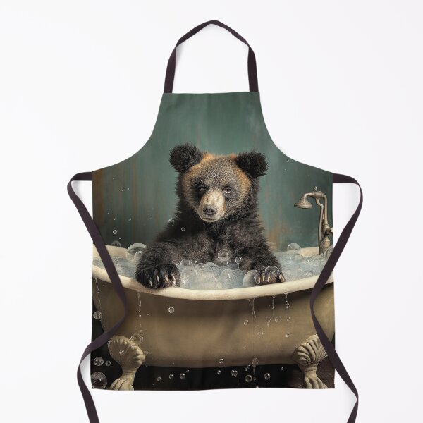 Item preview, Baby Bear in Bathtub designed and sold by Elisabeth Lucas.