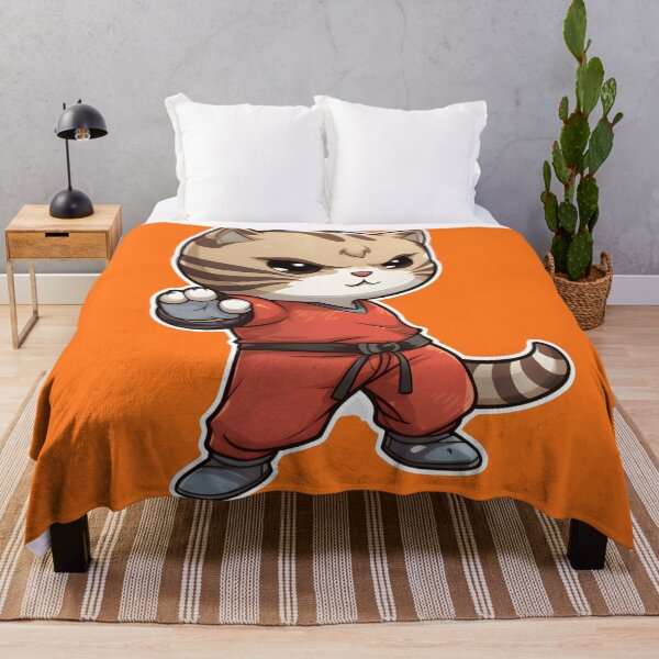Item preview, Whiskered Warriors: Adorable Cat Martial Artistry in Cartoon Isolation designed and sold by AlienSkinEyes.