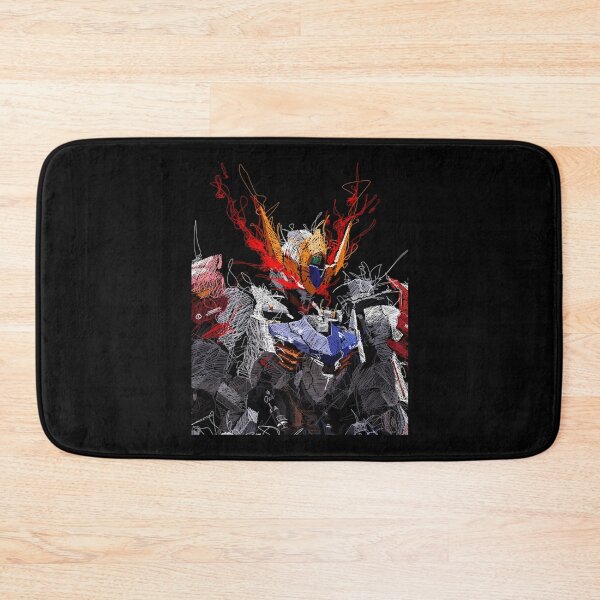 Item preview, Gundam Barbatos Lupus Rex Head scribble style designed and sold by ClothesGrapeCa.