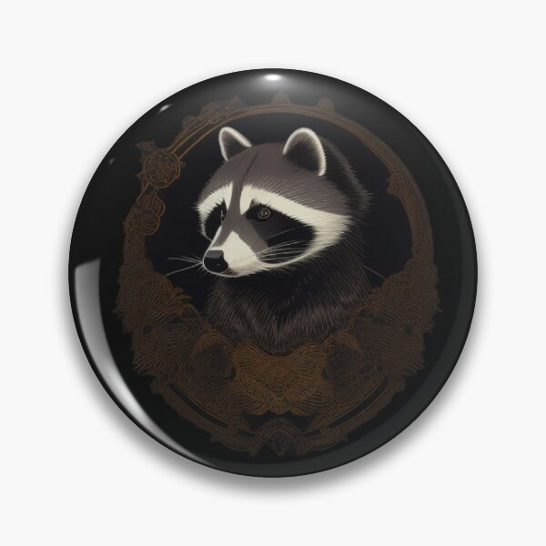 Item preview, Japanese embroidery style raccoon dog designed and sold by Ramen-Tees.