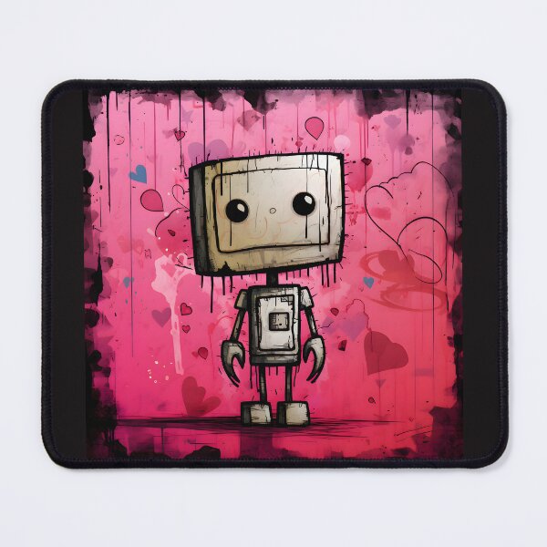 Item preview, Lil' Robo's Pink Adventure designed and sold by SilverlynDraws.