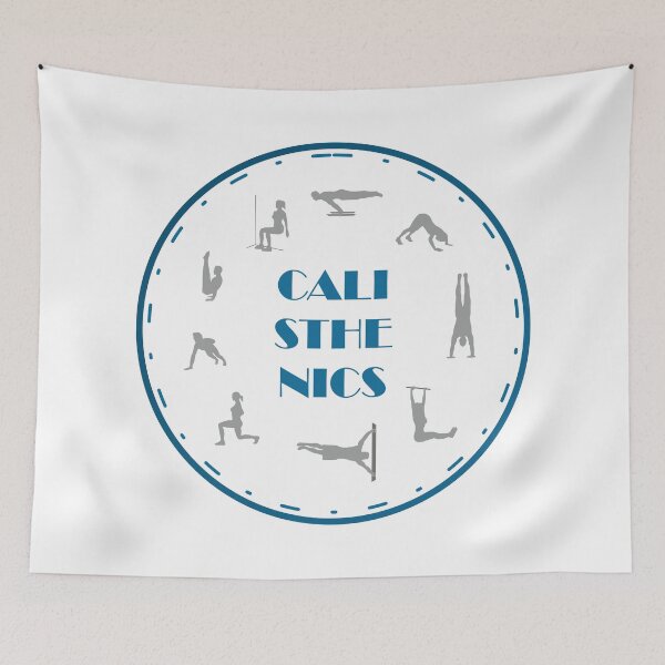 Item preview, Calisthenics Exercises Clock Art designed and sold by ShubhankarK.