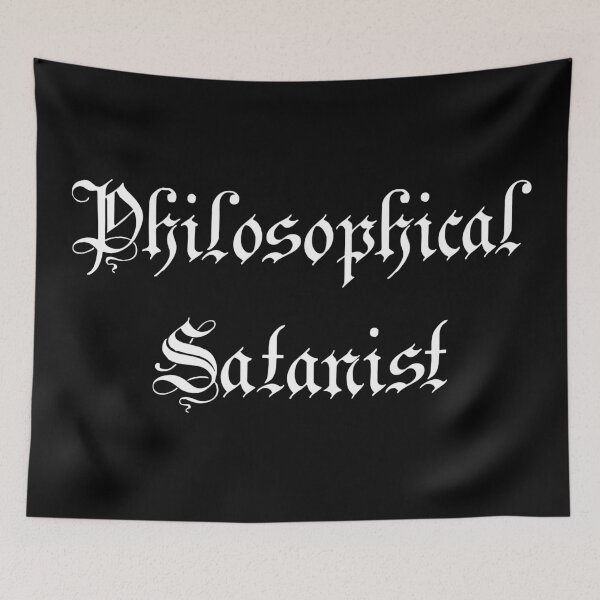 Item preview, Philosophical Satanist designed and sold by WinterTempest.