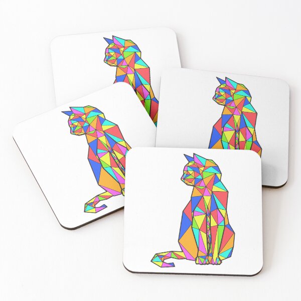 Item preview, MULTICOLORED CAT ORIGAMI designed and sold by Ben-Design-Fr.