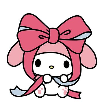 "My Melody Bow " Sticker for Sale by Alyssa Slusher | Redbubble