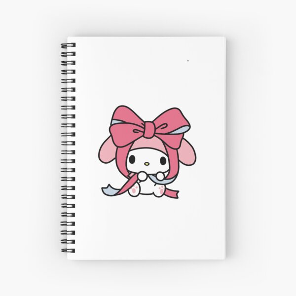 My Melody and Kuromi Valentines Day Hearts Spiral Notebook by