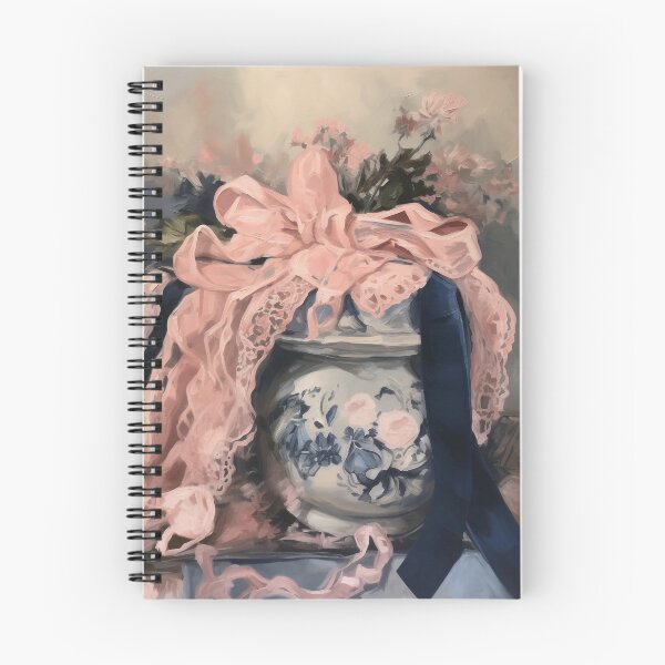 Item preview, Coquette aesthetic vintage painting of a pink satine bow designed and sold by Coquette Art.