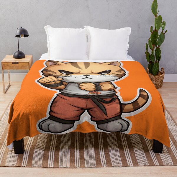 Item preview, Whiskered Warriors: Adorable Cat Martial Artistry in Cartoon Isolation designed and sold by AlienSkinEyes.