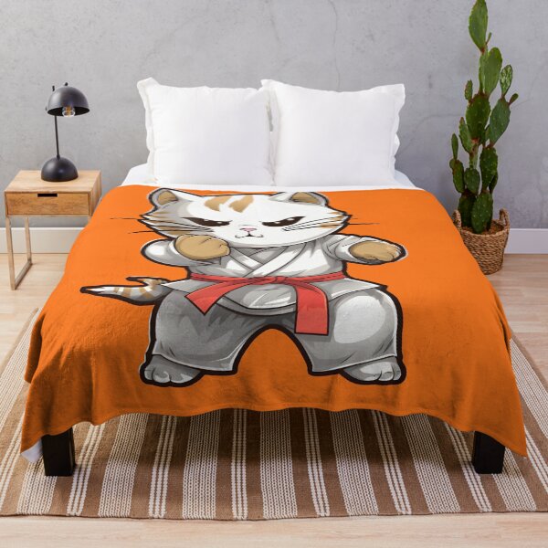 Item preview, Whiskered Warriors: Adorable Cat Martial Artistry in Cartoon Isolation designed and sold by AlienSkinEyes.