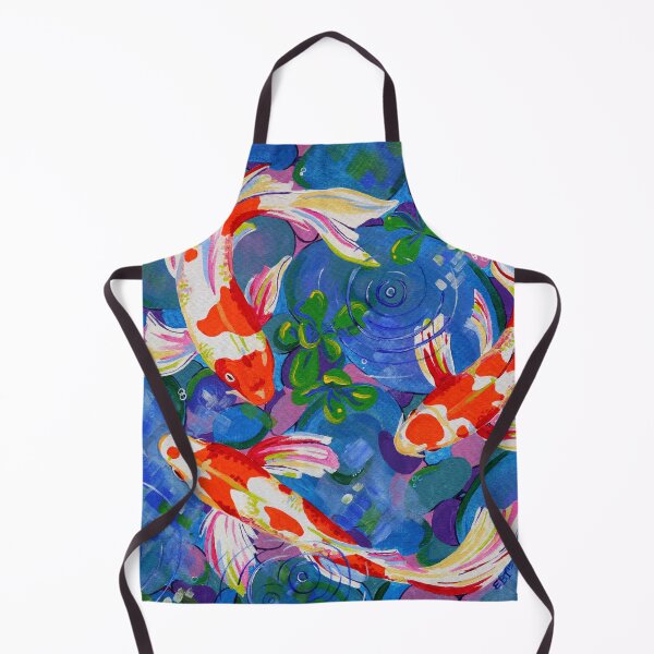 Item preview, Koi - Acrylic koi fish painting designed and sold by EveiArt.