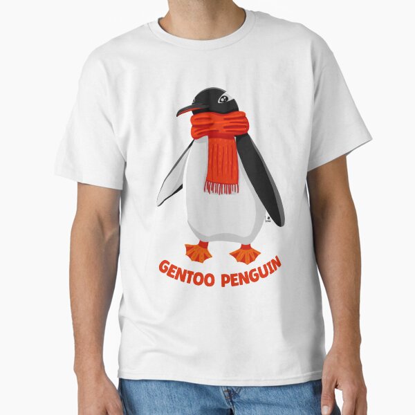 Item preview, Gentoo Penguin with a Red Scarf designed and sold by LoreleiArts.