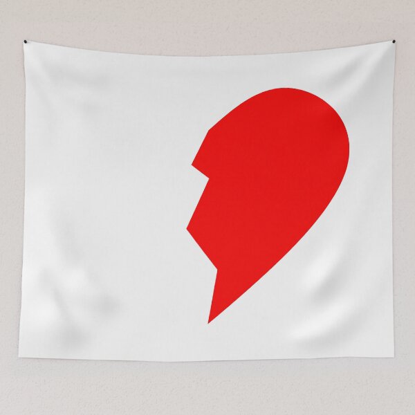 Item preview, RIGHT SIDE HALF HEART designed and sold by Ben-Design-Fr.
