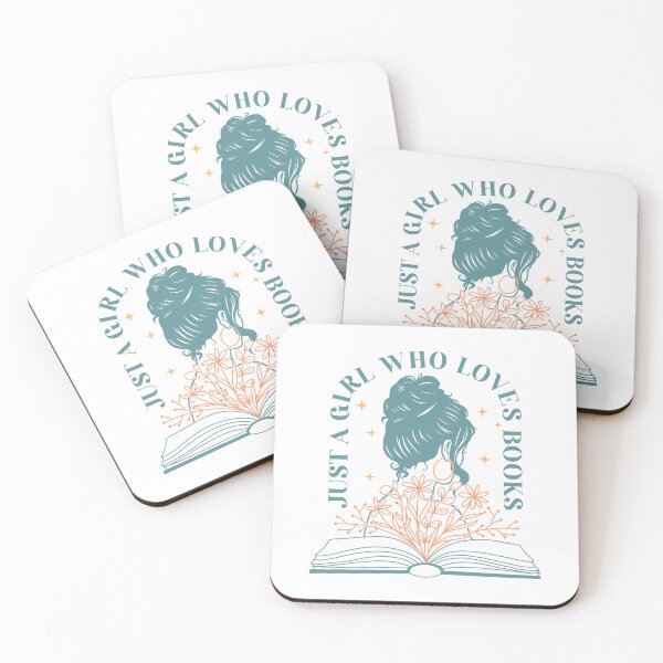 Item preview, Just a girl who loves books designed and sold by BilalArt95.