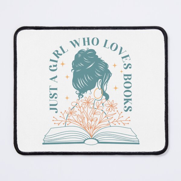 Item preview, Just a girl who loves books designed and sold by BilalArt95.