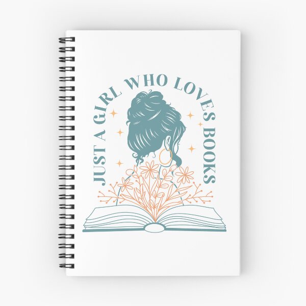 Item preview, Just a girl who loves books designed and sold by BilalArt95.