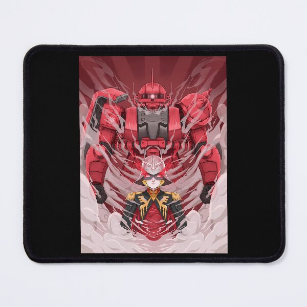 Item preview, Gundam Zaku & Char Aznable Artwork illustration designed and sold by ClothesGrapeCa.