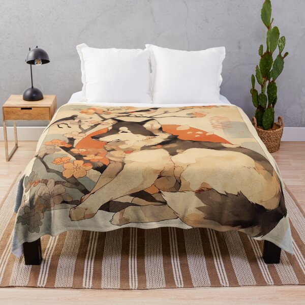 Item preview, Japanese Woodblock Style German Shepard Dog designed and sold by BlvckSky.