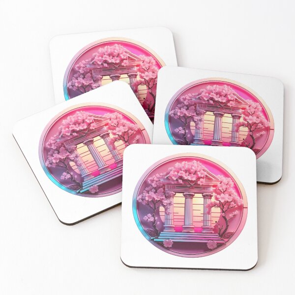 Item preview, Vapowave Cherry Blossom Tree designed and sold by tankuss.