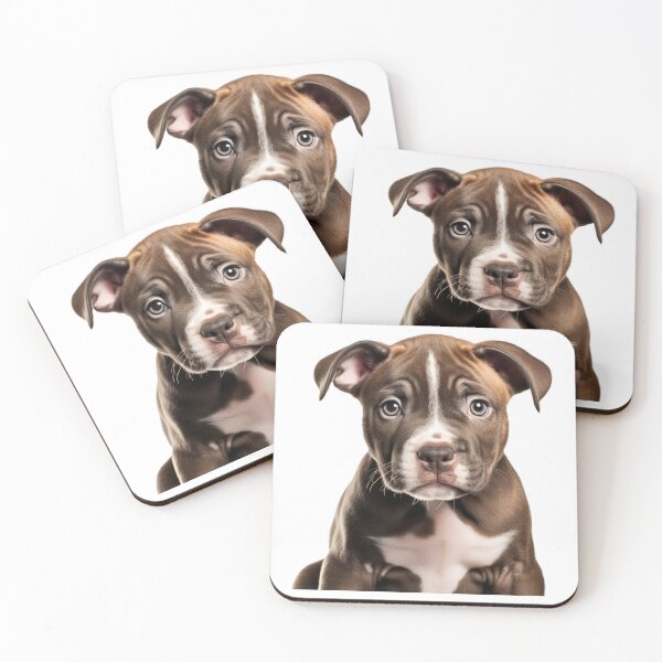 Item preview, Cara linda del perrito del pitbull designed and sold by jaredmcwhae.